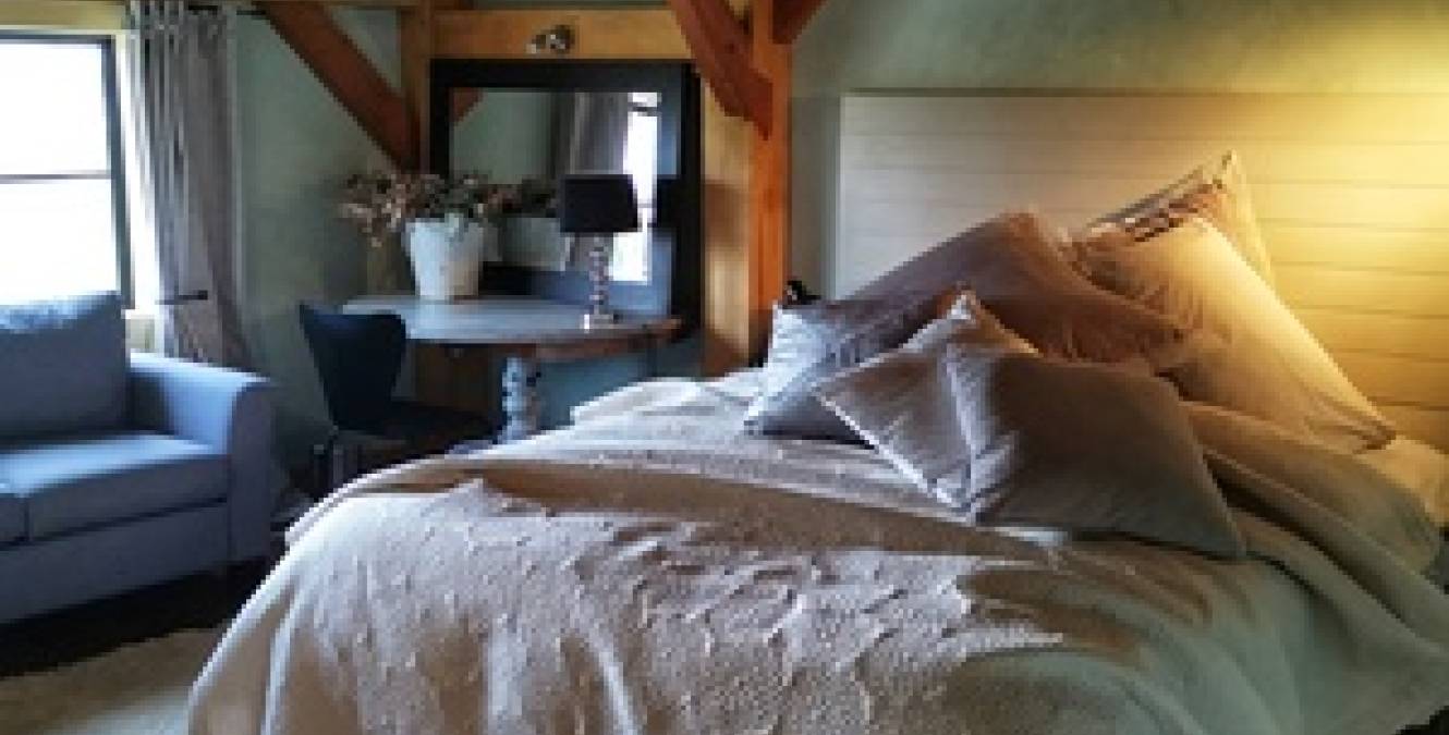 rare barn accomodation for two